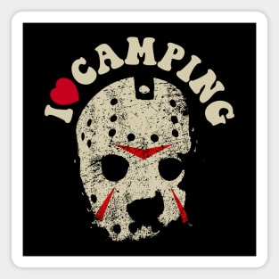 I LOVE TO CAMP HALLOWEEN Magnet